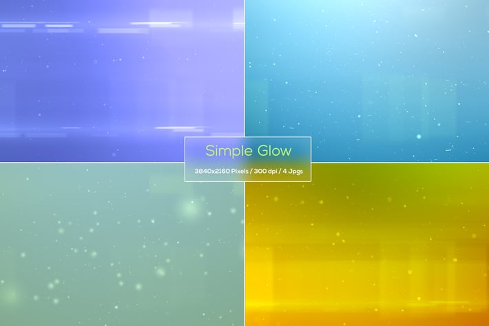 Simple Glow Backgrounds