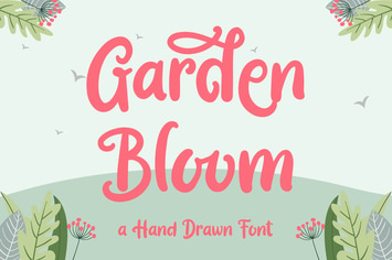 Garden Bloom - Hand Drawn Font