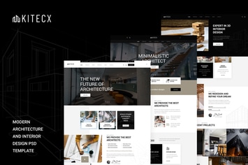 Kitecx - Architecture & Interior PSD Template
