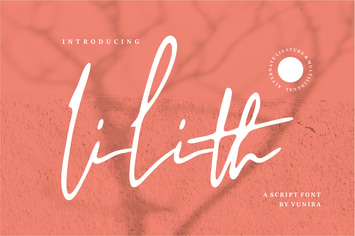 Lilith | A Script Font
