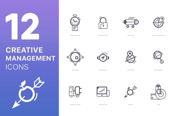 Creative Management Icons