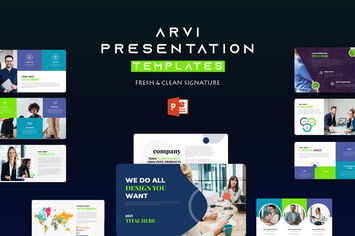 Arvi - Corporate Business PowerPoint Presentation 