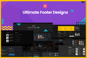 Ultimate Footer Designs For Web Element Template 