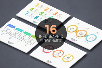 16 Infographic Flowcharts