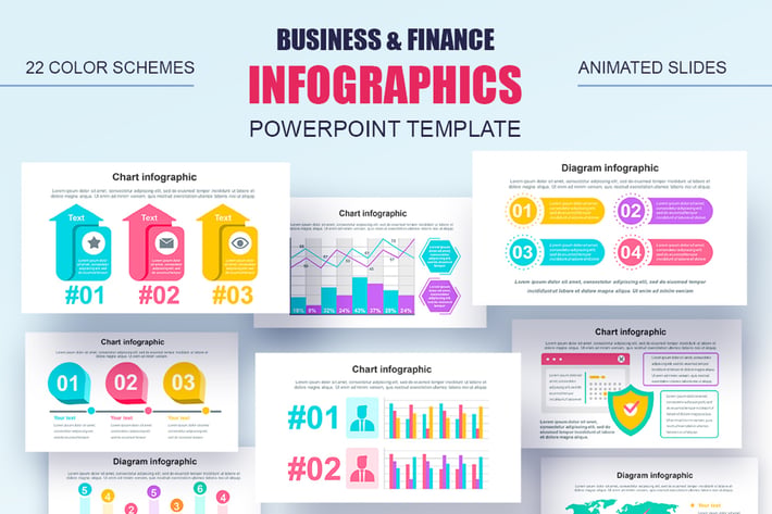 Simple Infographics Powerpoint Slides