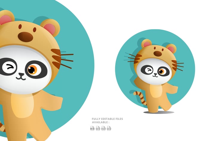 Cute Panda Illustration