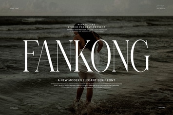 Fankong Minimalist Serif Font Typeface