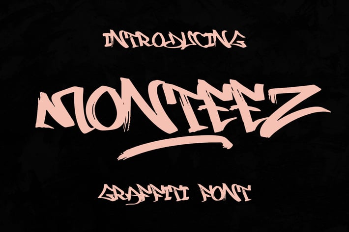 Monteez – Urban Graffiti Font