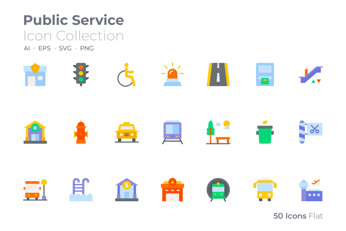 Public Service Color Icon