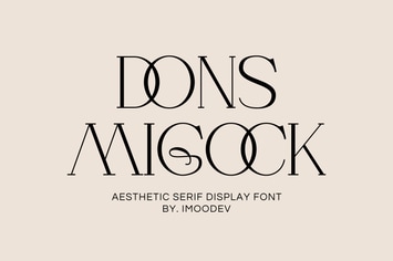 Dons Migock - Elegant Typefaces