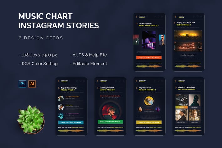 Music Chart - Instagram Story