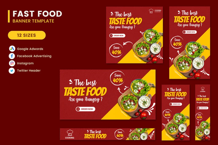 Fast Food Banner Template