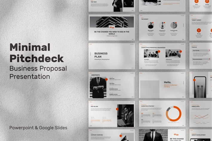 Minimal Pitch Deck Presentation