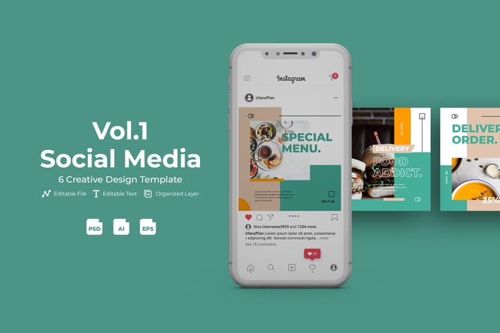 Fooddis - Social Media Kit Vol. 1