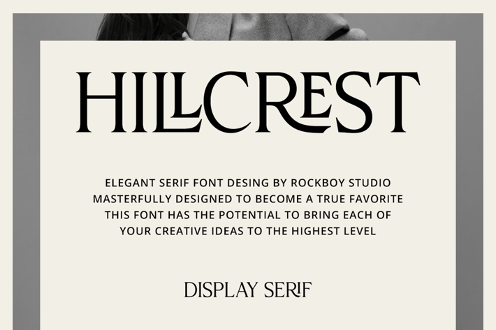 Hillcrest - Display Serif Font