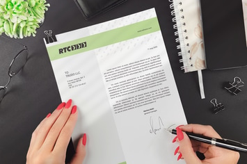 A4 Paper / Business Letter Mockup