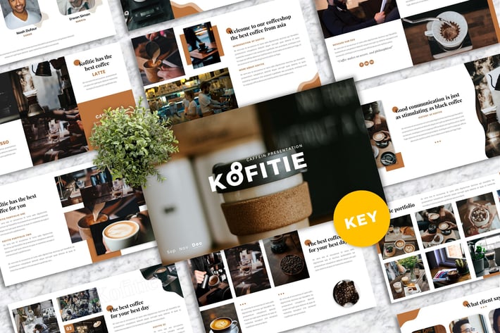 Kofitie – Coffeeshop Business Keynote Template