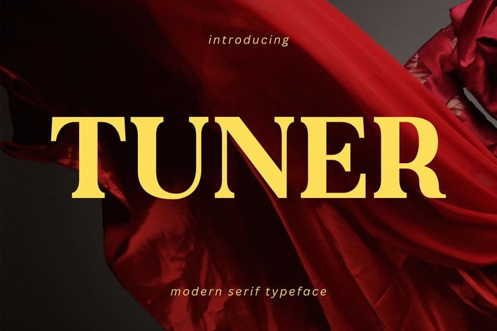 TUNER - MODERN SERIF TYPEFACE