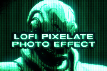 Analog Retro Futuristic Monitor Effect #1