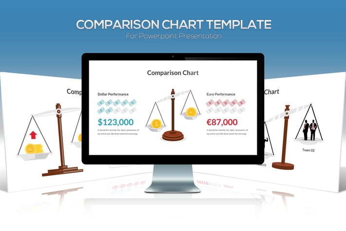 Comparison Chart & Diagram for Powerpoint Template