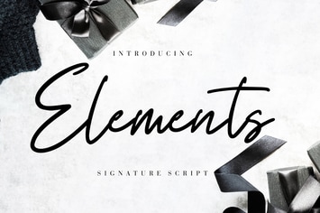 Elements Signature Business Font