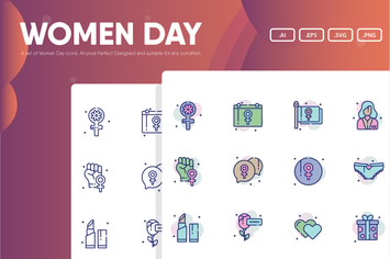 Women's Day Icon Pack
