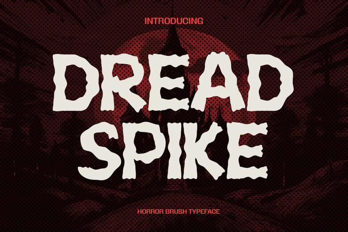 Dreadspike - Horror Brush Font