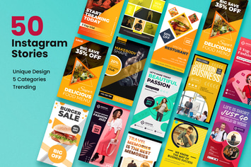 50 Instagram Stories Pack