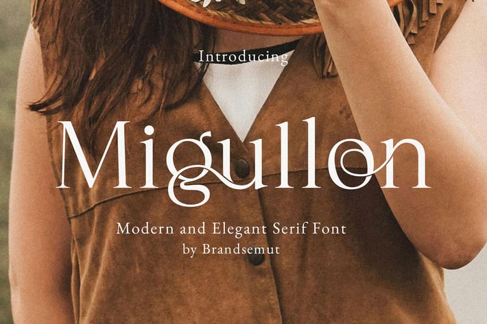 Migullon - Modern & Elegant Serif Font
