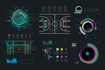 Vector infographics element