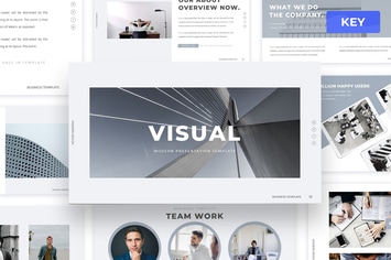 Visual - Minimal Keynote Presentation Template