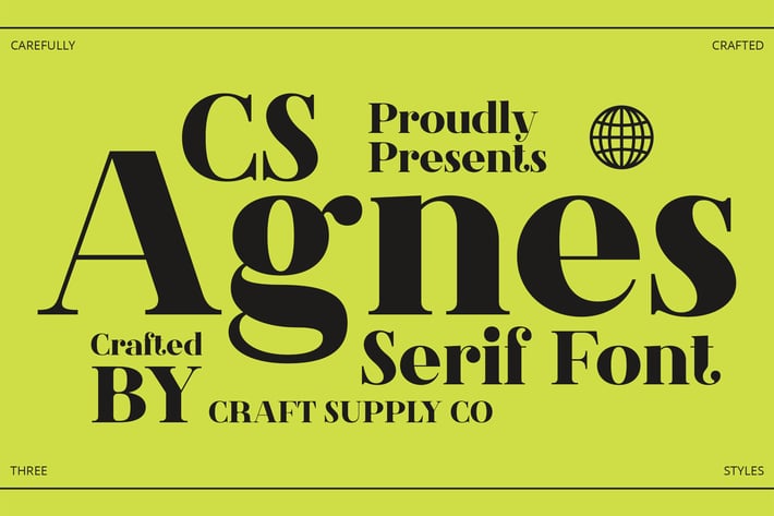 CS Agnes – Serif Font