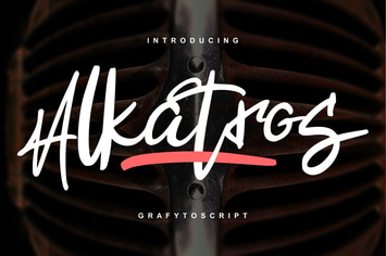 Alkatros | Grafyto Script Font