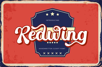 Redwing | Handwritten Script Font