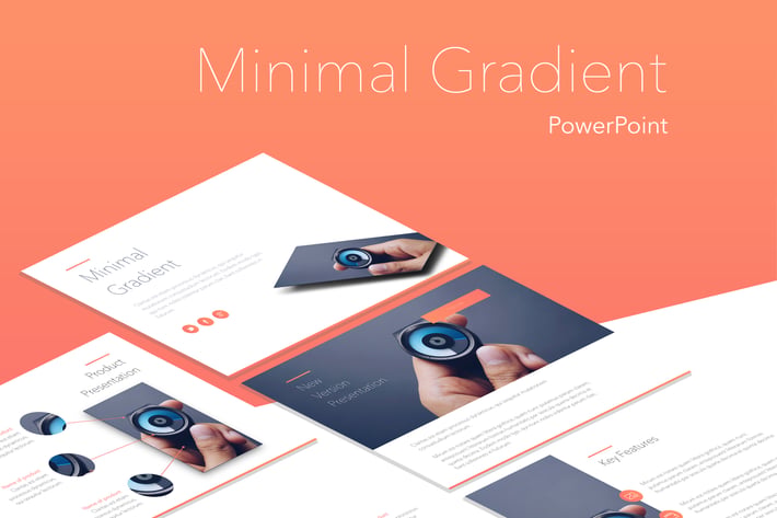 Minimal Gradient PowerPoint Template