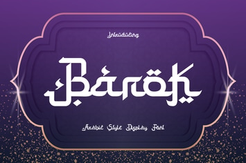 Barok - Arabic Style Typeface