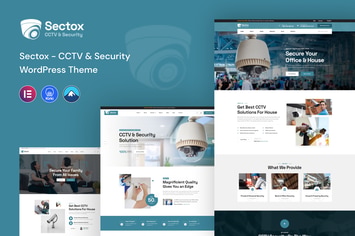 Sectox - CCTV & Security WordPress Theme 