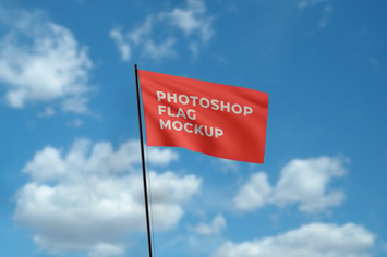 Photorealistic Flag Mockup