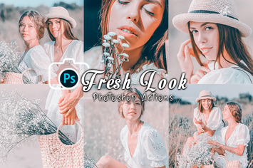 Fresh look Effects Photoshop Actions 