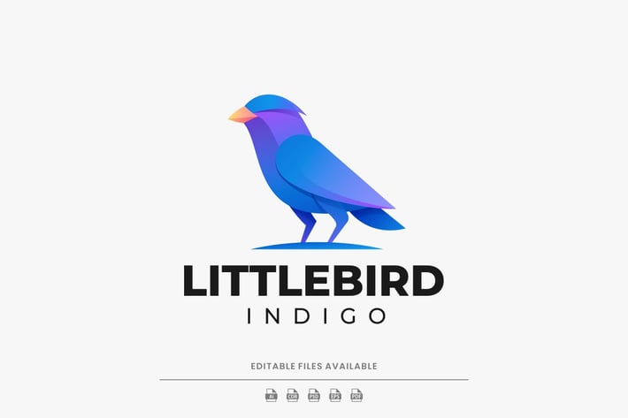 Little Bird Gradient Logo