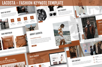 Lacosta - Fashion Keynote Template