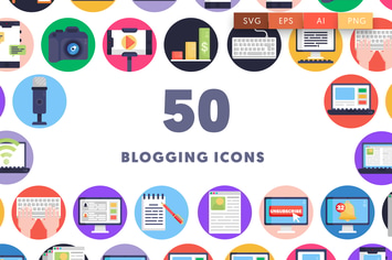 50 Blogging Icons