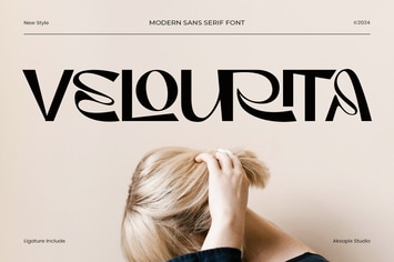 Velourita - Modern Sans Serif Font