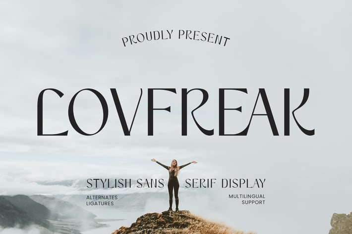 Lovfreak - Sans Serif Font