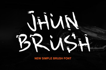 JhunBrush - Font