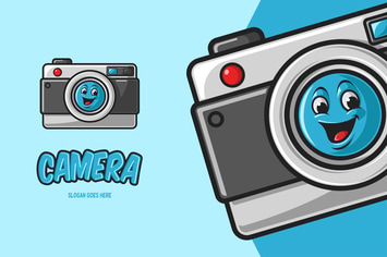 Camera - Mascot Logo