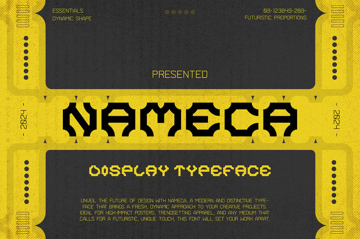 Nameca - Display Typeface