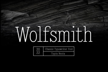 Wolfsmith - Classic Vintage Typewriter Serif Font