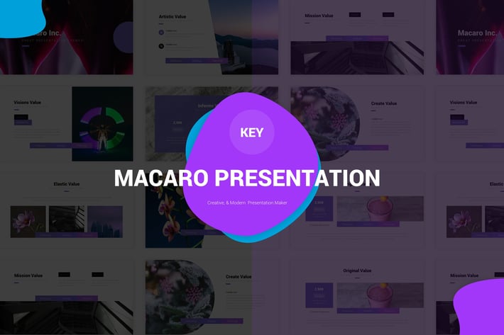 Macaro - Keynote Template