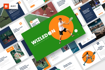 WIZLEDON - Tennis Sport Powerpoint Template
